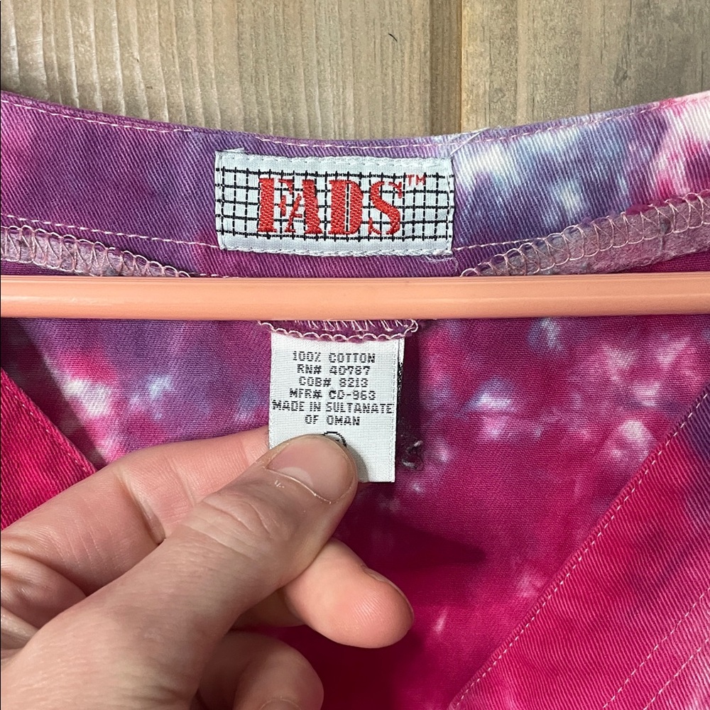 FDS Pink Tie-Dye Top